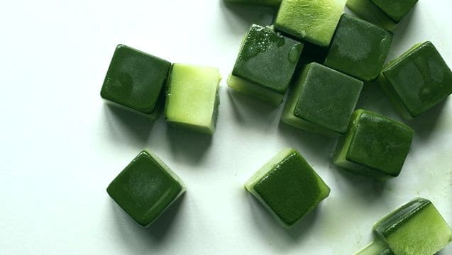 Кубики льда для замороженных спичек