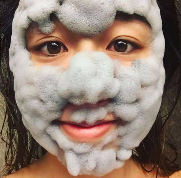 Корейская пенящаяся маска для лица